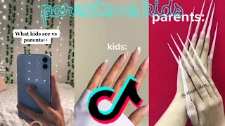 what kids see vs what parents see TikTok compliation