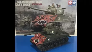 Building the New 1/35 TAMIYA M4A3E8 Korean war Sherman, easy eight
