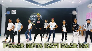 Pyaar Hota Kayi Baar Hai | Kids Dance | Tu Jhoothi Main Makkar | Dance Shivalaya |