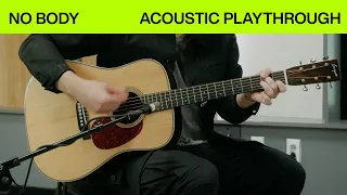 No Body | Official Acoustic Guitar Playthrough | Elevation Worship