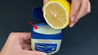 Vaseline and Lemon : Surprising Miracle Combination ! 😱 You will not believe the incredible result