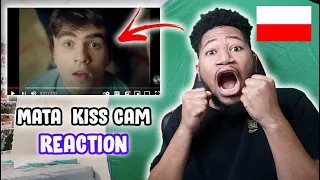 AMERICAN REACTS TO  MATA - KISS CAM (podryw roku)