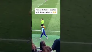 Fernando Torres and Alvaro Arbeloa CLASHED! 🤯 (via @Relevo) #shorts