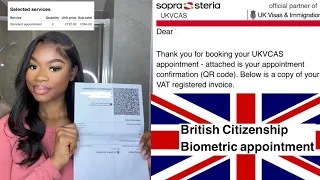 BIOMETRIC APPOINTMENT 2023 | BRITISH/UK 🇬🇧CITIZENSHIP | NATURALISATION 2023 | MY EXPERIENCE
