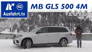 2015 Mercedes-Benz GLS 500 4MATIC - Fahrbericht der Probefahrt, Test   Review, (German)