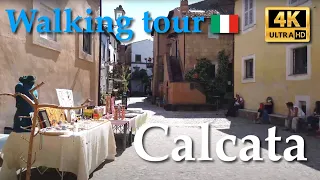 Calcata (Lazio), Italy【Walking Tour】4K