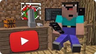 NOOB SE VUELVE YOUTUBER Y GRABA VÍDEOS EN MINECRAFT 😂