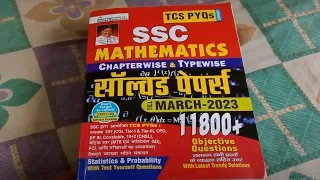 Kiran SSC TCS PYQs Mathematics Chapterwise & Typewise Solved Papers 11800+ Till March 2023 Best Book
