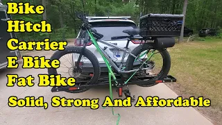 Fat Tire And E Bike Hitch Carrier. Solid, Strong And Affordable