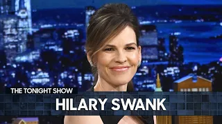 Hilary Swank Gifts Jimmy an ABBA Vinyl and Talks Ordinary Angels with Alan Ritchson (Extended)