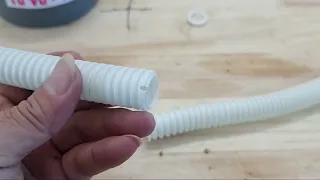 Why didn't I know this, creative idea that makes connecting corrugated pipes (twisted tubes) easy!