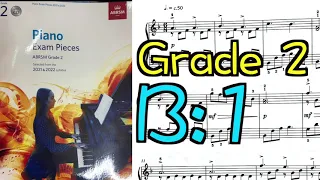 2021&2022 Abrsm Grade 2 Piano B:1 The First Flakes Are Falling