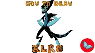 How To Draw XLR8 From Ben 10 | Drawing Animals