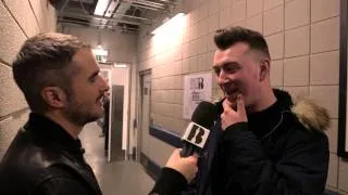 Zane Lowe with Sam Smith | Backstage at The BRITs 2014