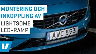 How to mount Slim LED-bar for Volvo