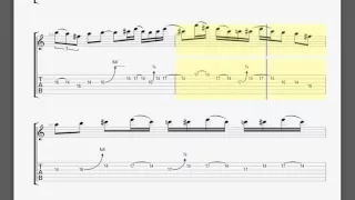 Metallica   The Frayed Ends Of Sanity Kirk solos tablature