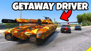 IMPOSSIBLE Police Getaway in a Tank | GTA 5 RP