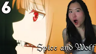 HOLO'S WOLF TRANSFORMATION?!😱 Spice and Wolf: Merchant Meets the Wise Wolf Episode 6 REACTION