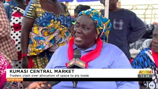 Kumasi Central Market: Traders clash over allocation of space to ply trade- Adom TV (16-9-21)