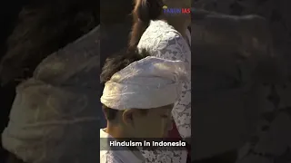 Hinduism increased in Muslim country Indonesia #hinduism #bali #g20indonesia  #shorts #youtubeshorts