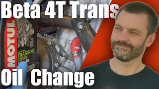 How To Change Beta 4T (350, 390, 430, 500) Transmission Oil The Right Way| Confirmed by Beta USA