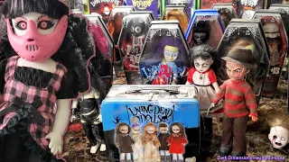 Huge Living Dead Doll Horror Collection by Mezco Toys Spook & Tell Video with Vintage Lunch Box 4K
