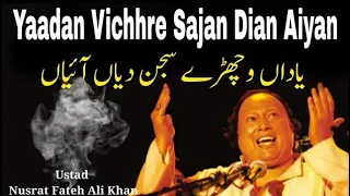 Yaadan Vichhre Sajan Dian Aiyan | Nusrat Fateh Ali Khan | #nfak #qawwali #trending