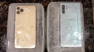 iPhone 11 Pro Max vs Samsung Note 10 Plus - Freeze Test! OMG