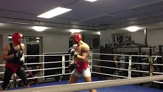 Sparing in Germany Salar Gholami super heavyweight