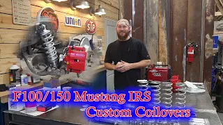F100 Mustang S550 IRS swap /// custom coilovers install
