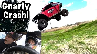 Gnarly Crash! Caiden gets Crazy at NBA Player's Compound!