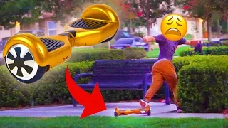 HOVERBOARD BAIT PRANK PART 2!!