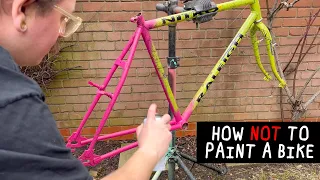 How Not To Paint A Bike - Retro Bike build commuter dad bike