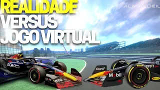 ALA MOBILE 2024 - COMPARAÇÃO ENTRE A MINHA VOLTA E A DO VERSTAPPEN NOS TESTES DO BAHREIN