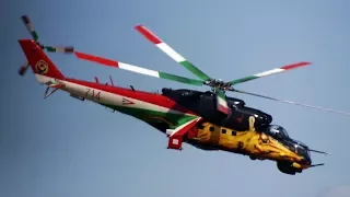 Special Painted Mi-24V Hind Attack Helicopter - Taxi & Display with Flares!