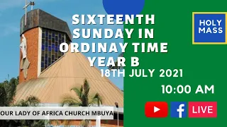 Mbuya Sunday  TV Mass Online | Sunday 18th July 2021