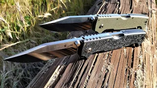 Cold Steel SR1 Lite And SR1 G10 Knife Video: Slight Problem With The Lite!!