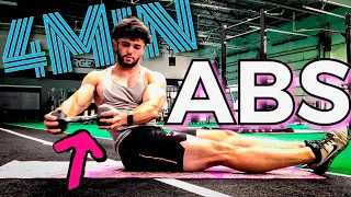 Intermediate Level - 4 MIN ABS WORKOUT (with Dumbbell) Can You Keep Up with ME?