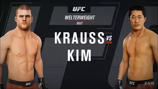 EA Sports UFC 3 - Pascal Krauss vs Hyun Gyu Lim - Gameplay (HD) [1080p60FPS]