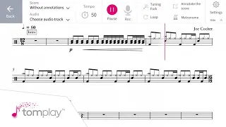 Joe Cocker: With a Little Help From My Friends – Drums sheet music