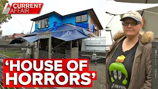 Woman living under tarps after home renovation goes wrong | A Current Affair
