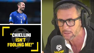 "CHIELLINI ISN'T FOOLING ME!" Martin Keown is confident England's attack can exploit Italy's defence