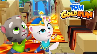 Talking Tom Gold Run Gameplay | Talking Tom VS Genie Angela 2021