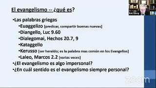 Taller de Evangelismo, Sesión 1