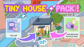 SMALL TINY FREE Family HOUSE + Y2K or Bestie Behavior Pack TOCA BOCA House Ideas Toca Life World