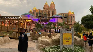 ATLANTIS THE PALM AQUAVENTURE WATERPARK DOLPHIN BAY DUBAI UAE RESORT 4K HOTEL JUMEIRAH
