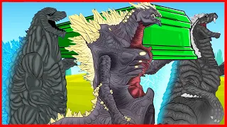 Team Godzilla, Godzilla Earth & Shin rescue Kong from Evolution of Ghidorah - Coffin Dance Song