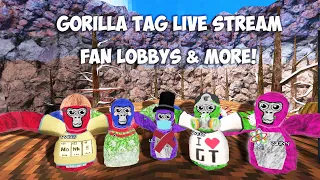 🔴LIVE🔴🔴Fan lobby's and more!🔴   (GORILLA TAG LIVE)