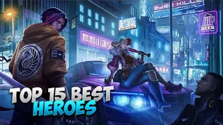 Top 15 Best Heroes To Solo Rank Up To Mythic In Mobile Legends | Season 29