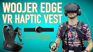 Woojer Edge Demo - Awesome VR Haptic Vest and Strap